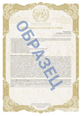 Образец Приложение к СТО 01.064.00220722.2-2020 Керчь Сертификат СТО 01.064.00220722.2-2020 